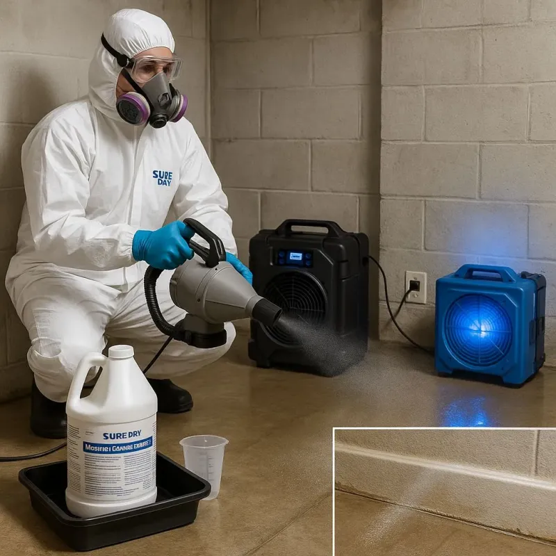 Sanitization and Odor Removal process in Saint James, NC