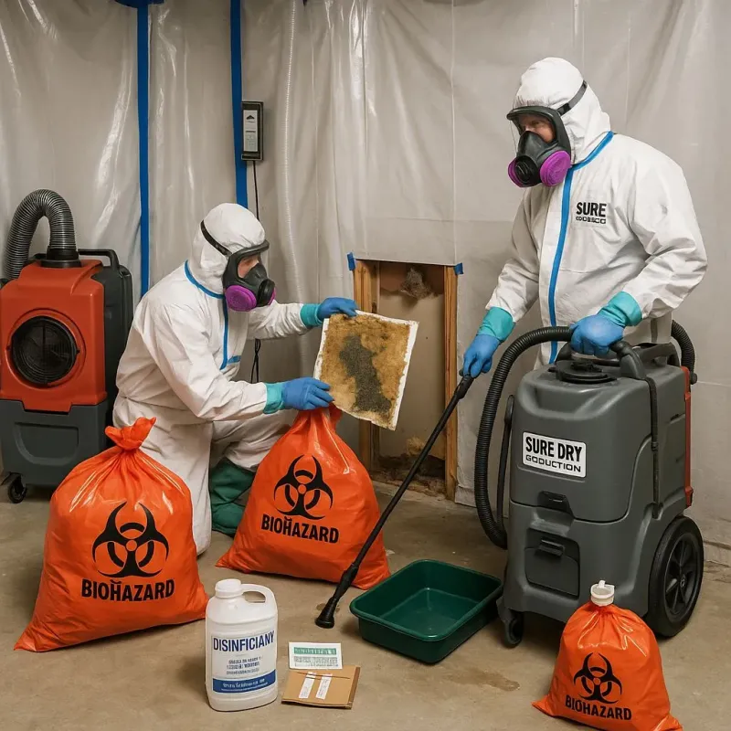 Contaminated Water Handling Protocols process in Saint James, NC