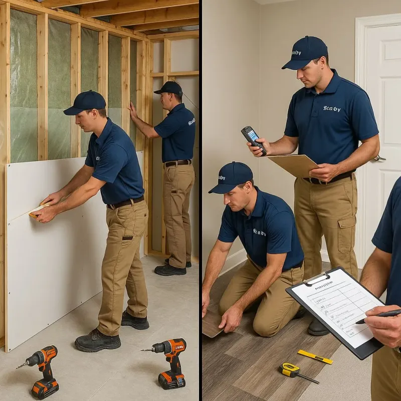Repairs and Reconstruction process in Saint James, NC